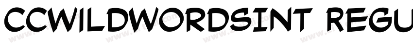 CCWildWordsInt Regul字体转换